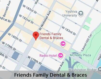Map image for Cosmetic Dental Services in Bronx, NY